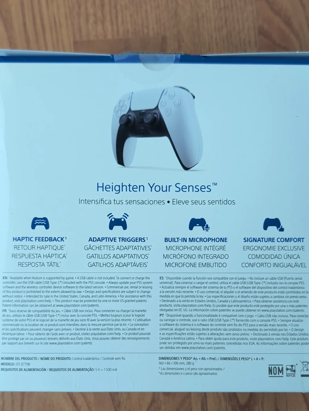 Sony DualSense PS5 Wireless Controller — White and Black